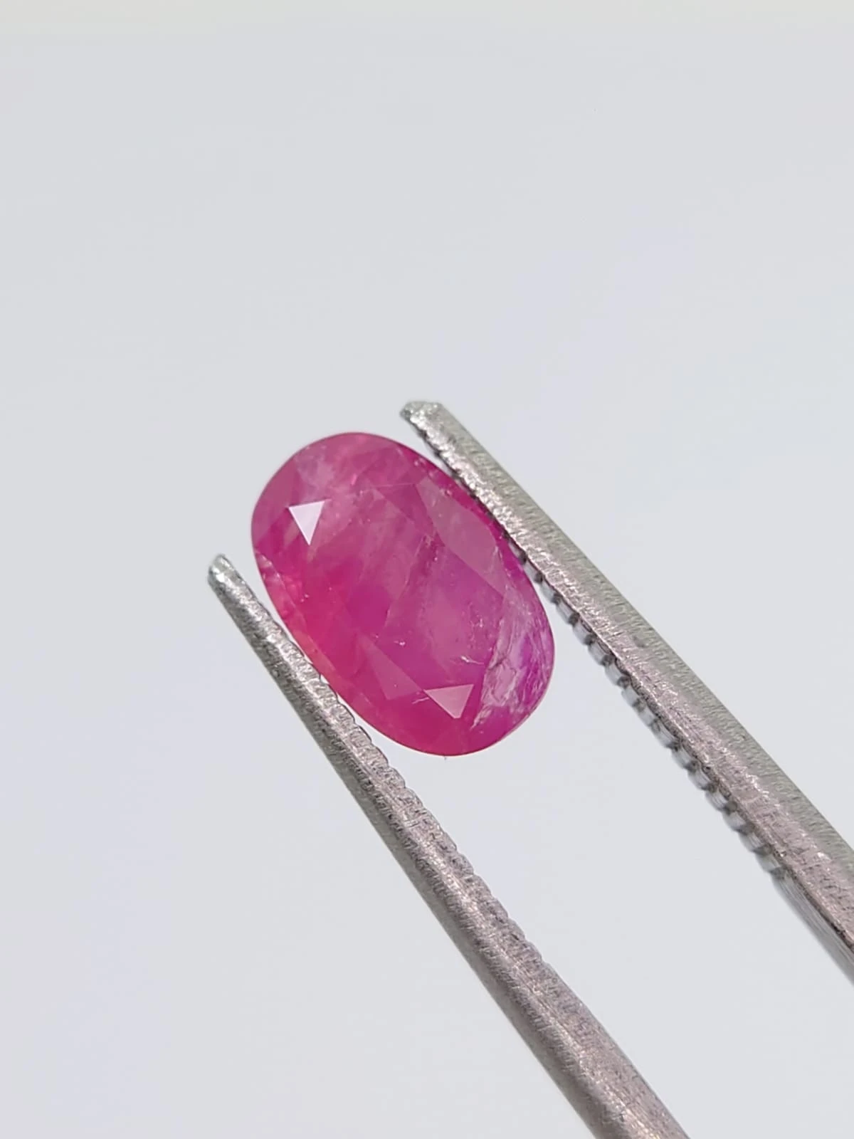 1.2ct Natural Pinkish Red Ruby Oval Cut From Afghanistan — view 2